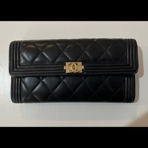 Chanel Boy Long Flap Wallet